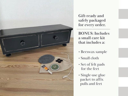Counter Cabinet | Craft Room Cabinet | Sewing Room Organizer | Wood Anniversary Gift Tea Home | Charging Station Cord Organizer | Storage