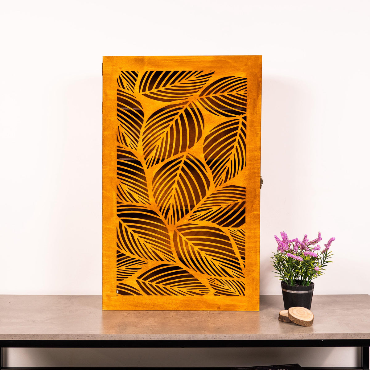 Wooden Bathroom Wall Cabinet, Wall Mounted Medicine Cabinet, Rustic Bathroom Storage Cabinet,Wall Cabinet With Door,Carved Wood Wall Cabinet