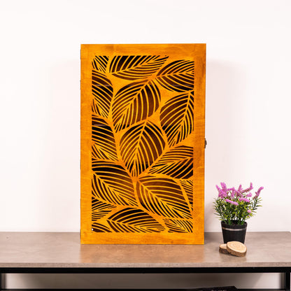Wooden Bathroom Wall Cabinet, Wall Mounted Medicine Cabinet, Rustic Bathroom Storage Cabinet,Wall Cabinet With Door,Carved Wood Wall Cabinet