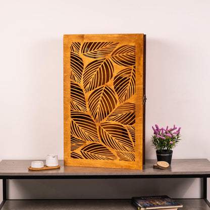 Wooden Bathroom Wall Cabinet, Wall Mounted Medicine Cabinet, Rustic Bathroom Storage Cabinet,Wall Cabinet With Door,Carved Wood Wall Cabinet