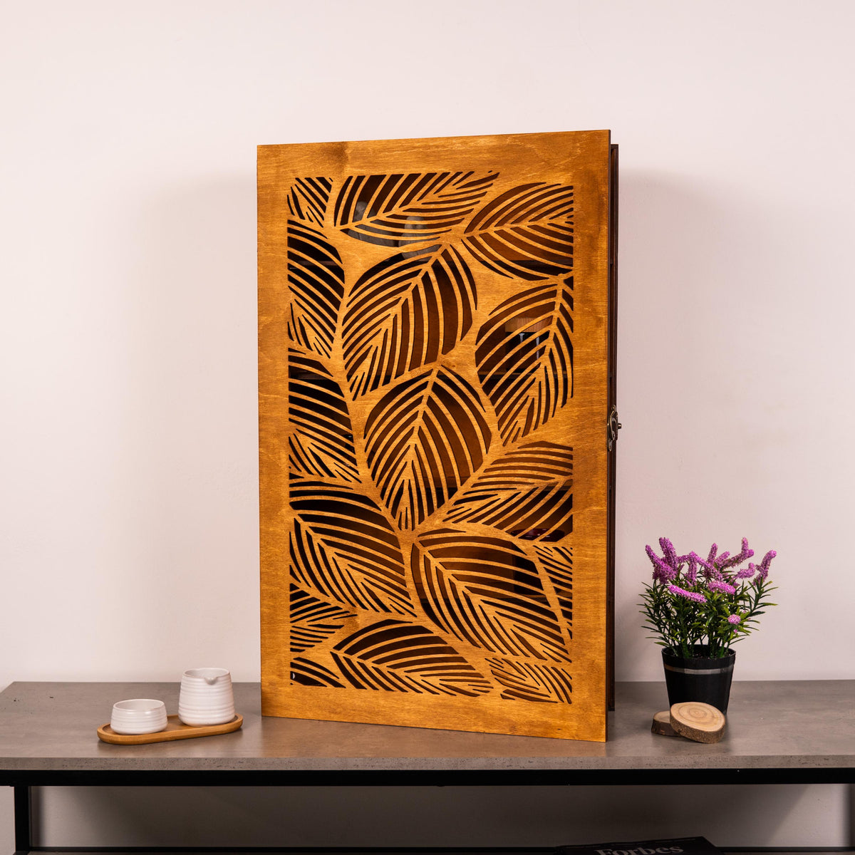 Wooden Bathroom Wall Cabinet, Wall Mounted Medicine Cabinet, Rustic Bathroom Storage Cabinet,Wall Cabinet With Door,Carved Wood Wall Cabinet