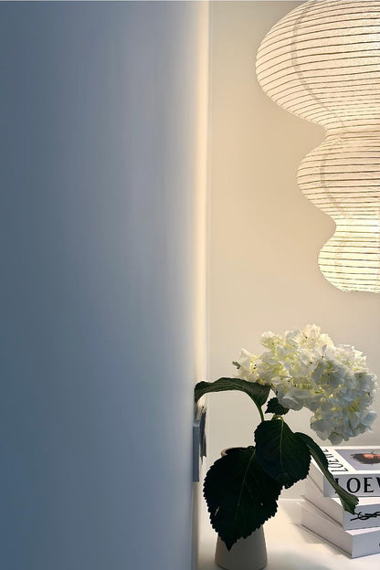 Five-Layer Cloud Washi Paper Pendant Light, Japanese Hanging Lamp