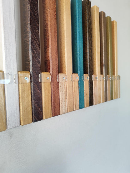 Beech Wood Wall Mounted Drying Rack: Foldable Space Saver