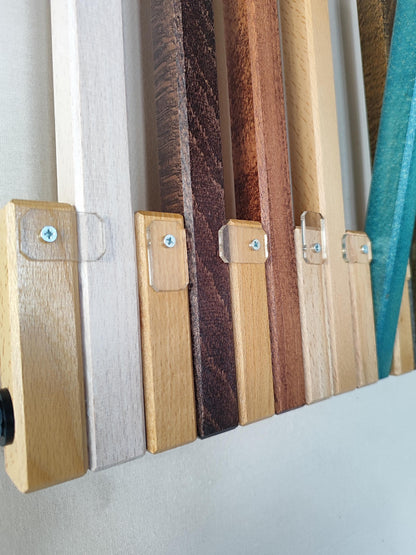 Beech Wood Wall Mounted Drying Rack: Foldable Space Saver