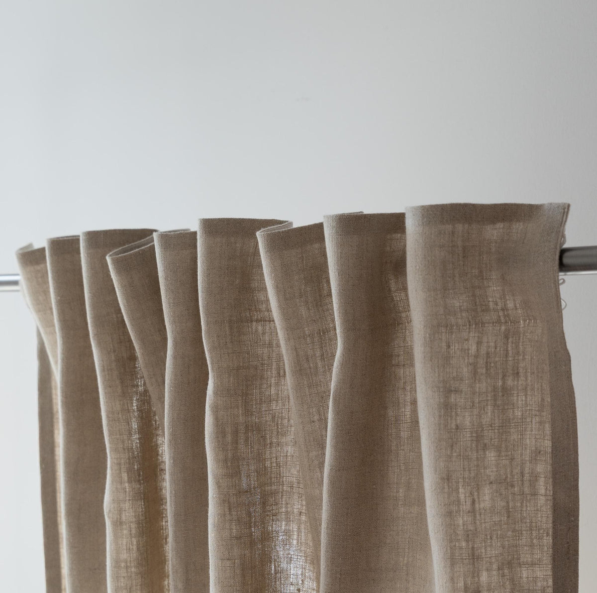 Rustic Linen Curtain, Heavy Linen Curtain Panel, Natural Burlap Curtain Panel, Living Room Linen Curtain, Window Natural Linen Curtain