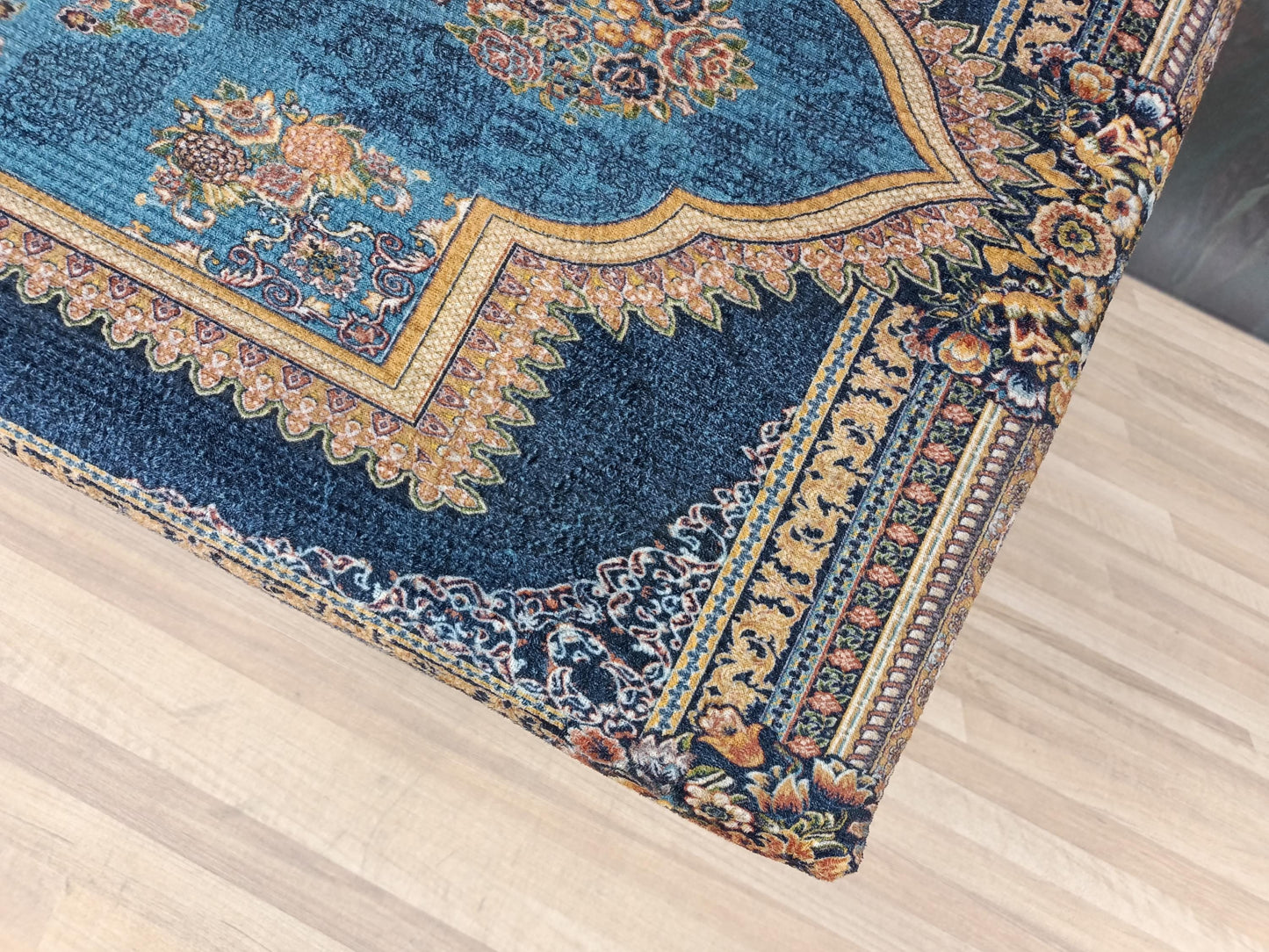 Bedroom ottoman bench, wood bench, boho chair, dining table bench, footstool bench, turkish rug bench, upholstered bench, Bench 867
