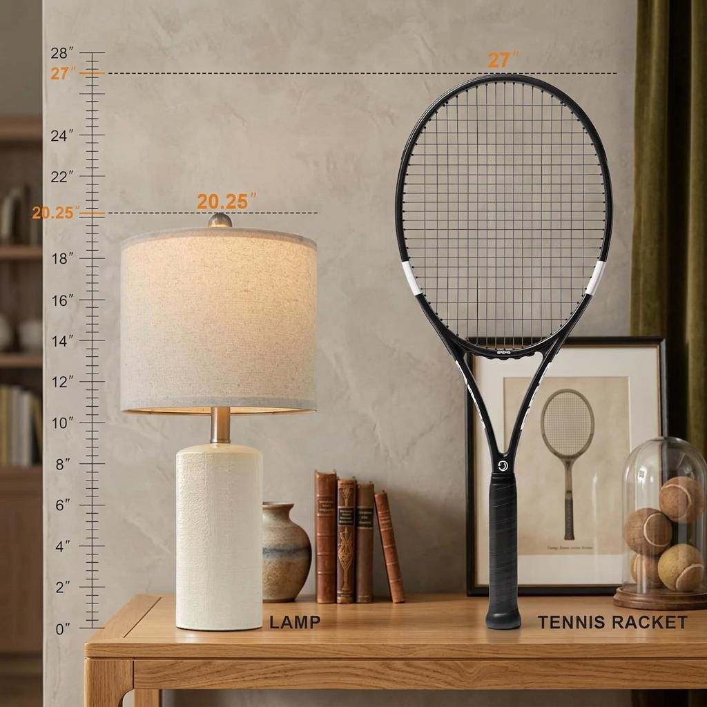 Green Ceramic Table Lamp with Fabric Shade, Modern Farmhouse Bedside Light