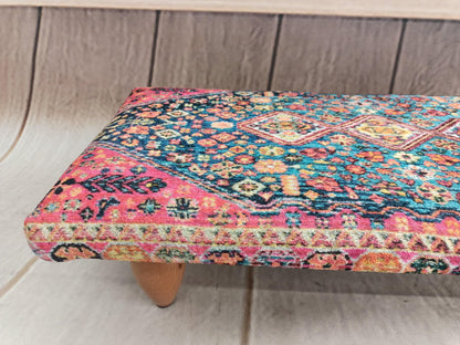 Ottoman for bed, Stepping stool, handmade stool, Reading stand, Upholstered bench, Foot rest stool, Footstool, Low chair, Floor pouf
