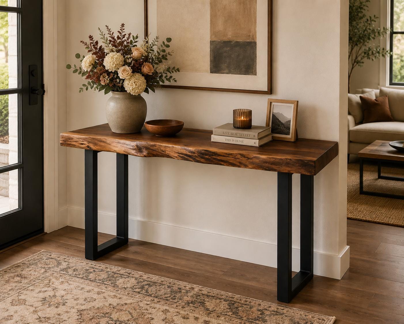 U-Shaped Steel Table Leg: Powder Coat Finish, Mid-Century Modern (price per leg)