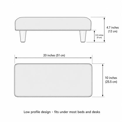 Foot rest pouf, Upholstered bed step, Multipurpose stool, Under desk stool, Foot bench, Ottoman bench, Low stool, Couch table, Boho tray