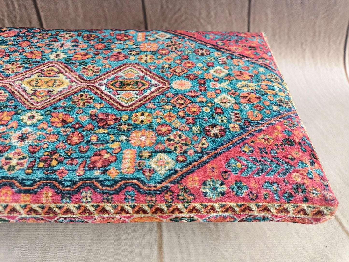 Ottoman for bed, Stepping stool, handmade stool, Reading stand, Upholstered bench, Foot rest stool, Footstool, Low chair, Floor pouf