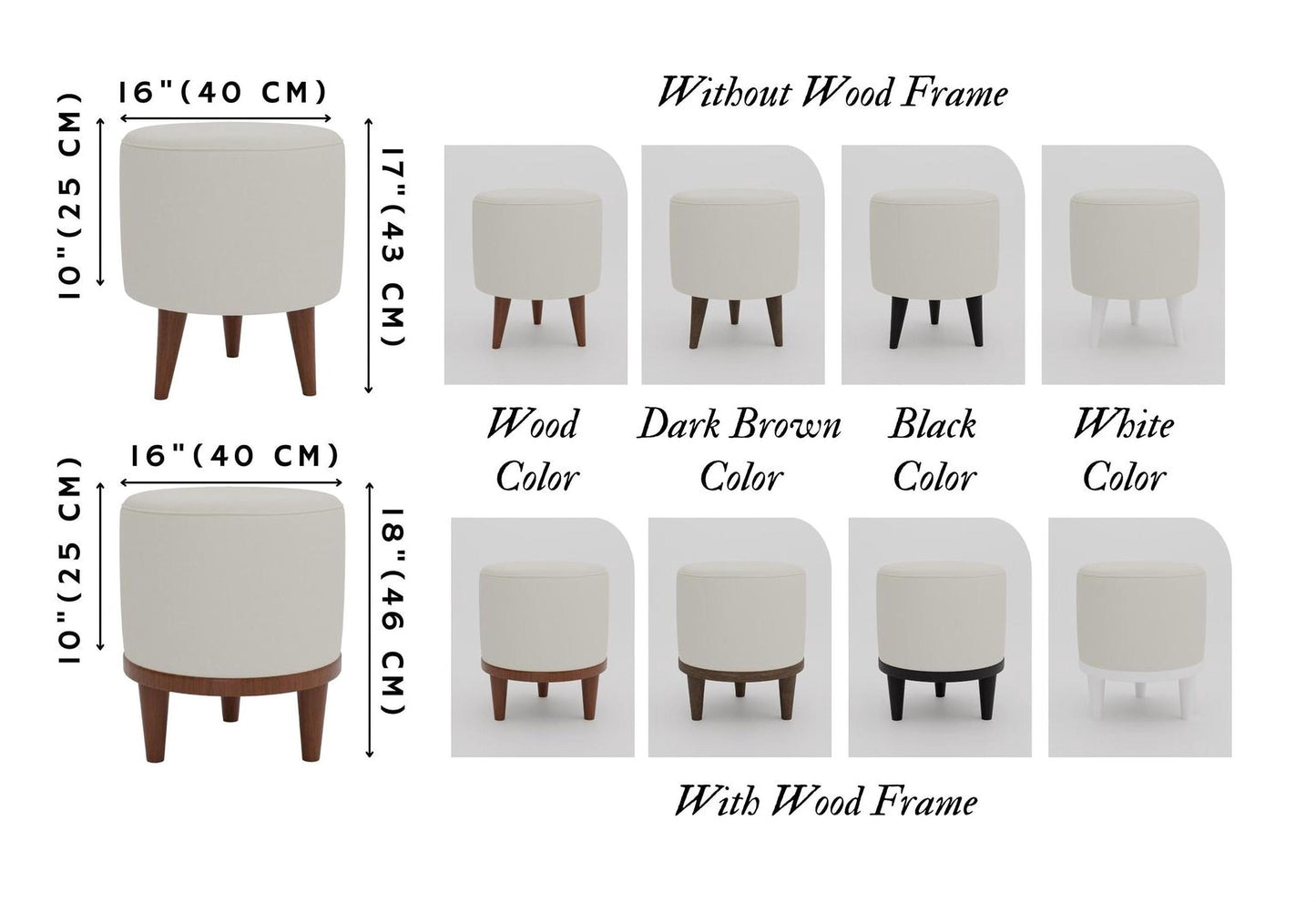 Round pouf stool, Bedroom pouf, Footstool ottoman, Tufted stool, Piano chair, Moroccan pouf, Footrest bench, Make up stool