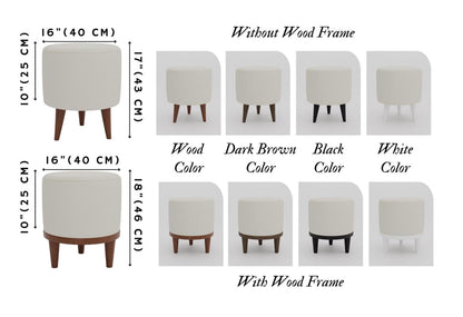 Round pouf stool, Bedroom pouf, Footstool ottoman, Tufted stool, Piano chair, Moroccan pouf, Footrest bench, Make up stool