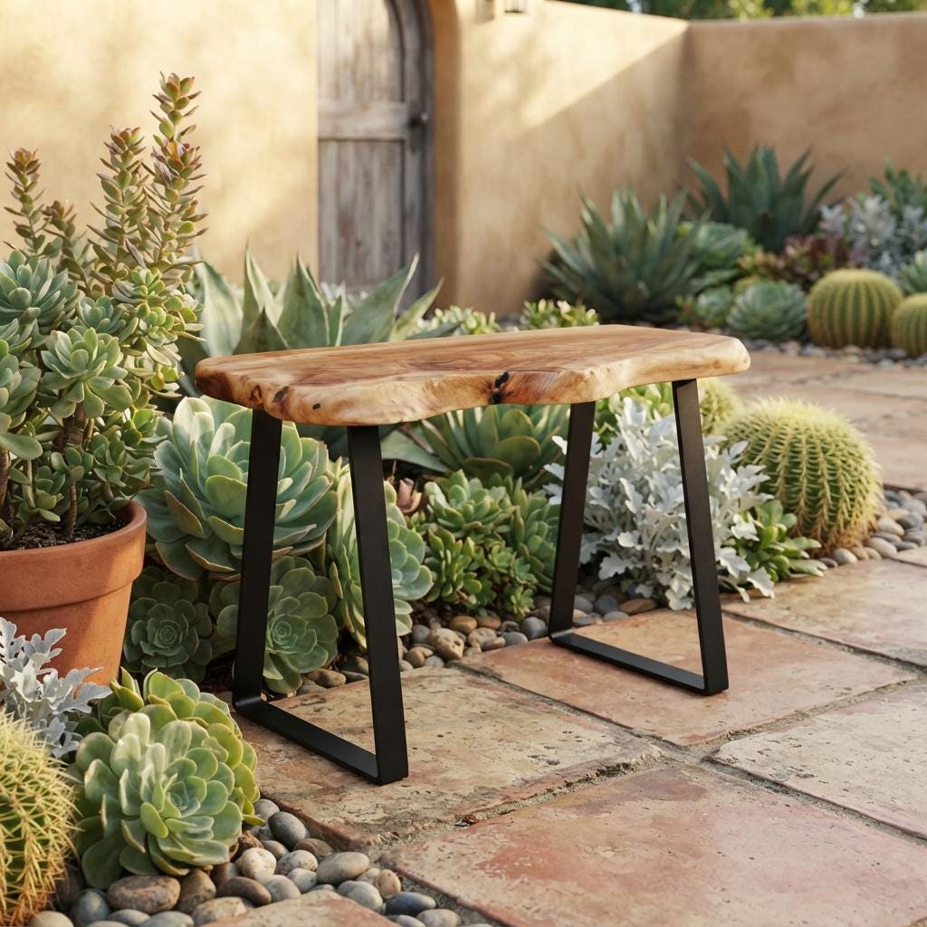 Handcrafted Cedar Stump End Table | Reclaimed Wood, Live Edge Rustic Design