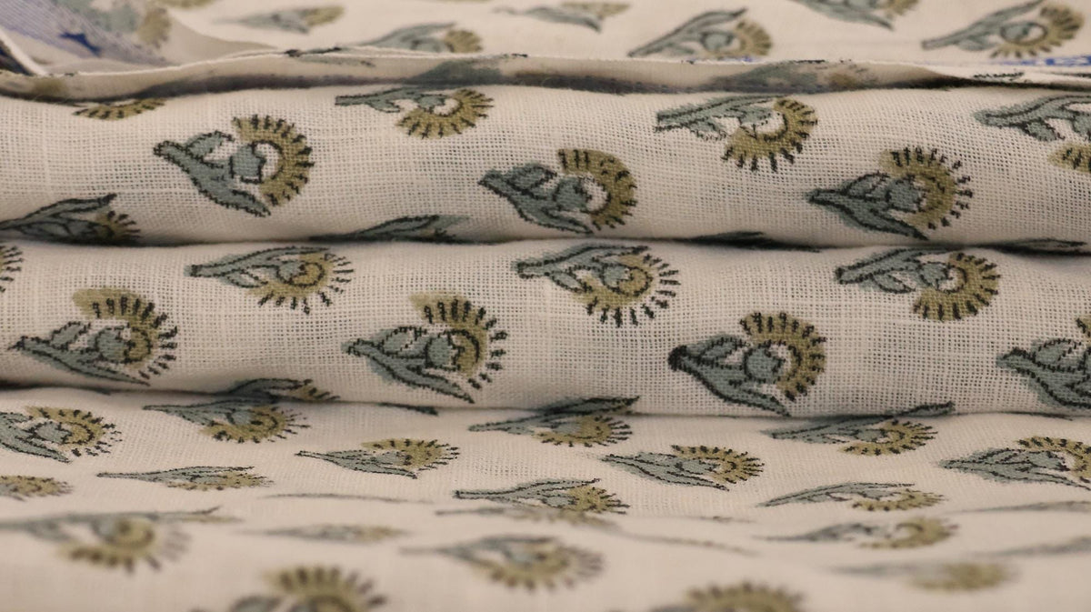 Yellow Botanical Linen Blend Curtain Panel, Farmhouse Floral Window Drapes