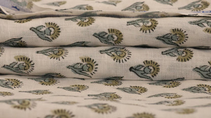 Yellow Botanical Linen Blend Curtain Panel, Farmhouse Floral Window Drapes