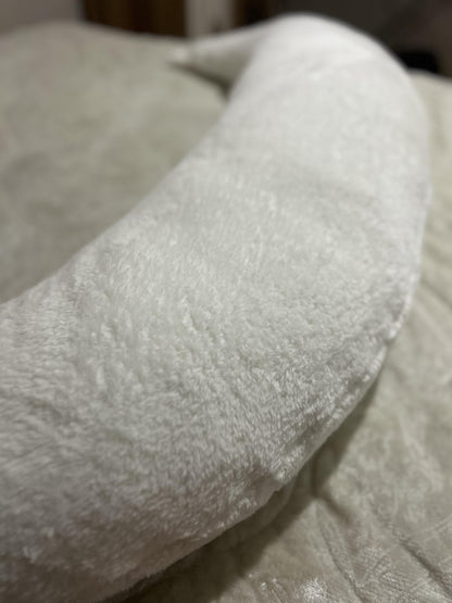 Giant Crescent Moon Pillow, Handcrafted Turkish Body, Plush Hugging Bed Pillow