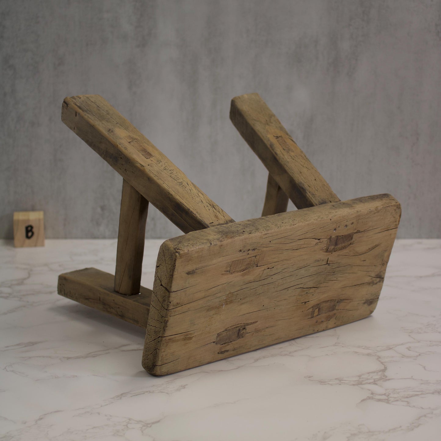 Vintage Mini Elmwood Stool