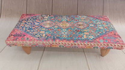 Ottoman for bed, Stepping stool, handmade stool, Reading stand, Upholstered bench, Foot rest stool, Footstool, Low chair, Floor pouf