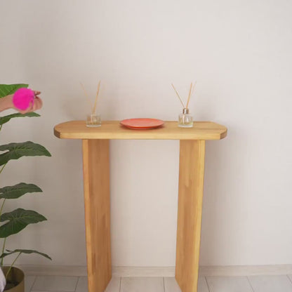 Handmade Solid Pine Wood Console Table, Entryway Hall Stand