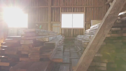 Reclaimed Barn Wood Accent Floating Shelves | 2" Barn Plank | Amish Handcrafted | Set of 2